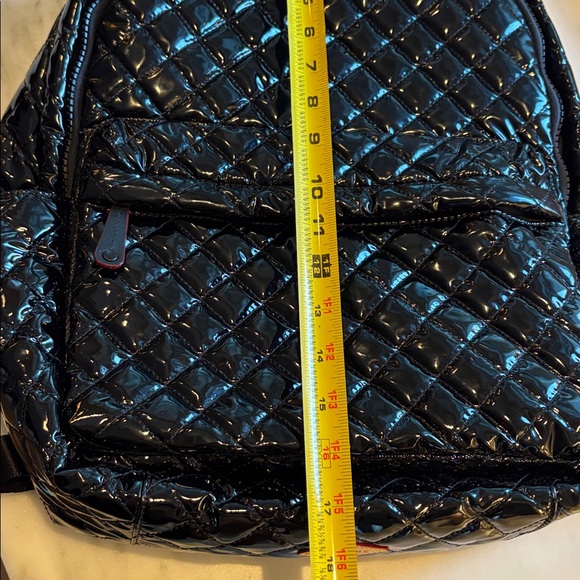 MZ Wallace Metro Deluxe Backpack black lacquer - Picture 9 of 10